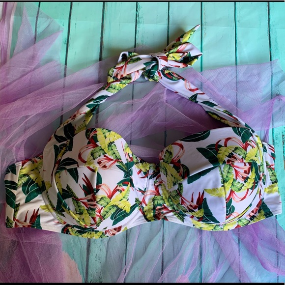 ASOS 🌴cupped retro bikini top - Picture 2 of 5